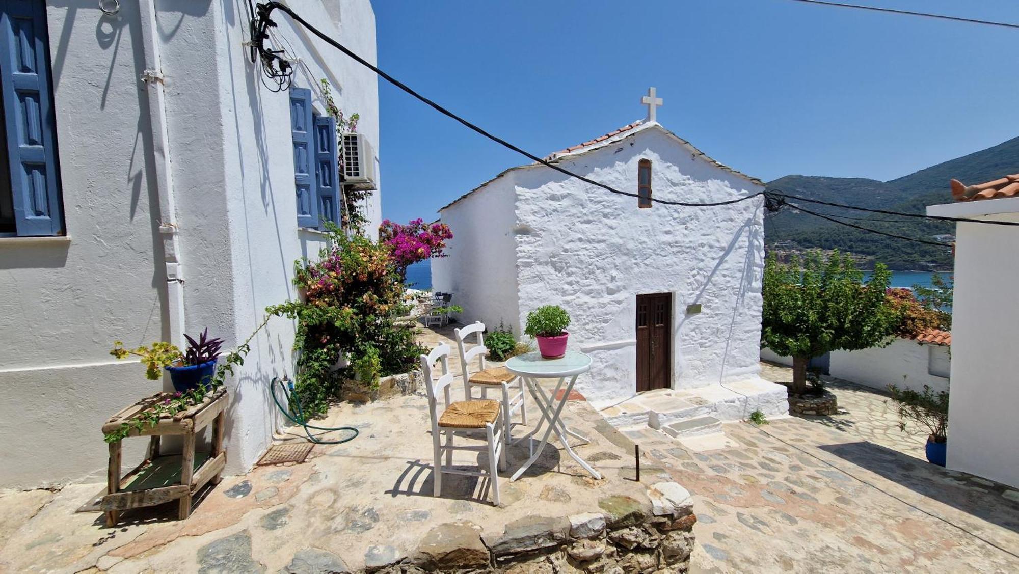 Peppermint Bay Villa Skópelos Eksteriør bilde