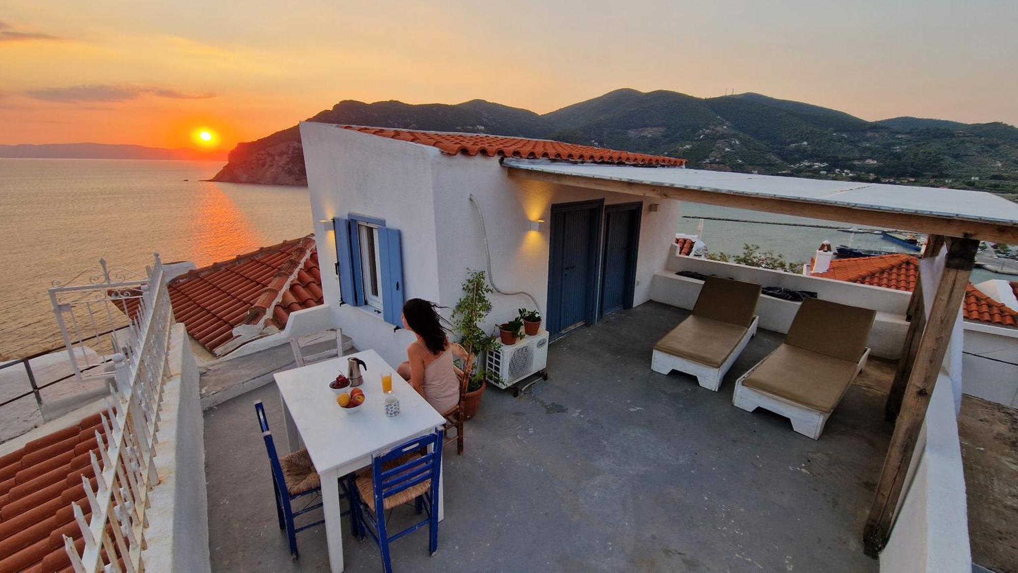 Peppermint Bay Villa Skópelos Eksteriør bilde